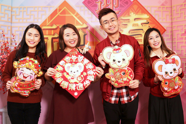 加拿大中文電台粵語節目部（左起）：梁詠琪、賴欣儀、阿寶、Sima。