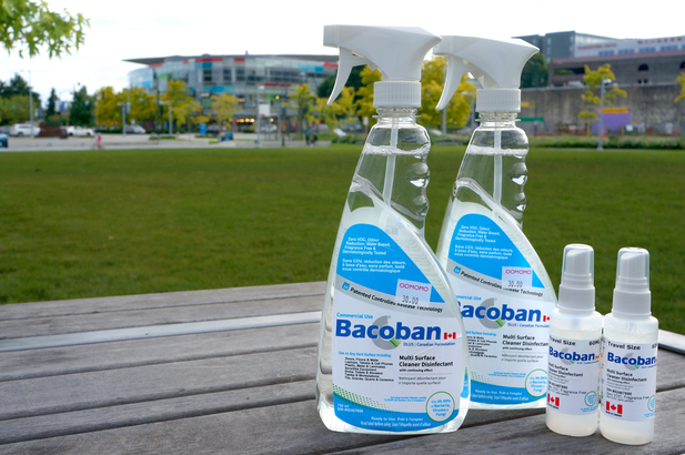 Bacoban DLUS 百高班神級消毒噴霧劑，OOMOMO 率先發售，750ml 家庭裝零售價 $30，60ml 輕巧裝零售價 $6。