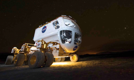 從多個模擬探測研究發展出來之 NASA 模擬載人外星探測機 SEV。