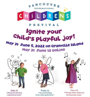 Children's Festival 溫哥華國際兒童節 5 月 31 日起實體舉行！