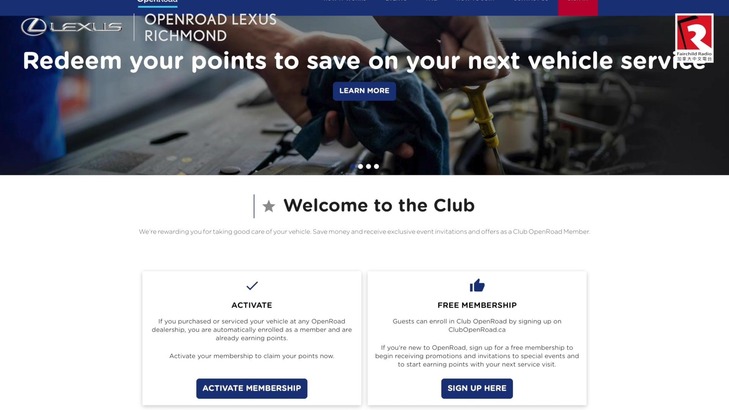 要是你在 OpenRoad 的經銷商購買汽車，你已自動成為 Club OpenRoad 的會員，無入會費或年費，只需在網上啟動會籍（activiate the membership），即能開始儲蓄積分和享受各種優惠。