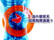 Stomach ulcer 為甚麼胃潰瘍在冬天發病率最高？