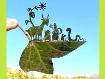 Leaf art 日本藝術家以「葉雕」與過度活躍症溫柔共處