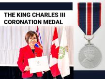 King Charles III's Coronation Medal 加拿大中文電台新聞總監 李潔芝 獲國王加冕獎章1746068553