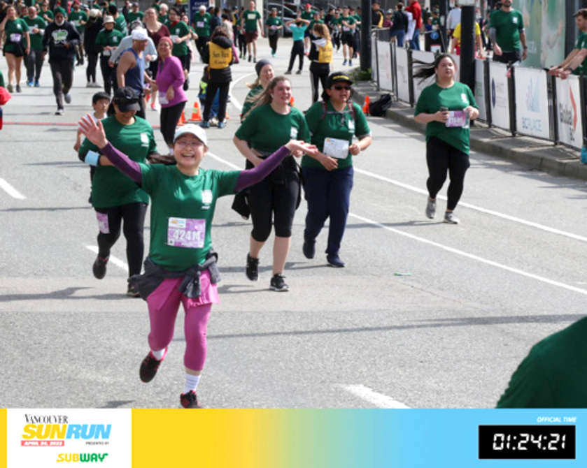 Vancouver Sun Run Team Fairchild Radio