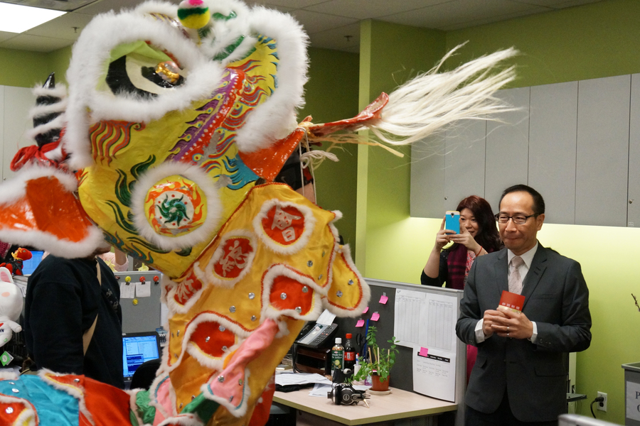  CNY 1st Day 金獅報喜 省長光臨