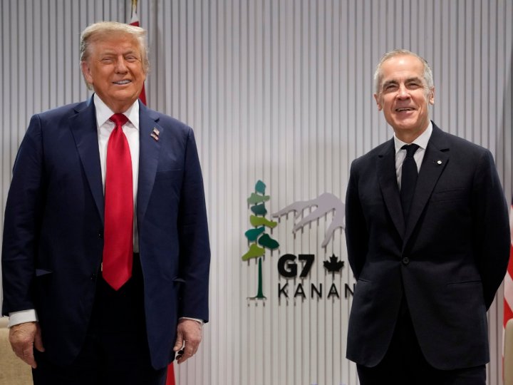 美國總統特朗普今日說加拿大總理卡尼就安省政府的反關稅廣告道歉