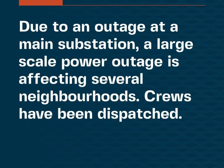 二埠部份地區停電