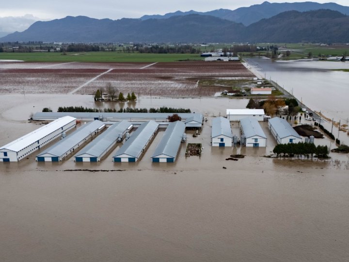 大氣河流天文現象導致美國華盛頓州的洪水湧入BC省Sumas邊境口岸的1段1號公路及11號公路關閉